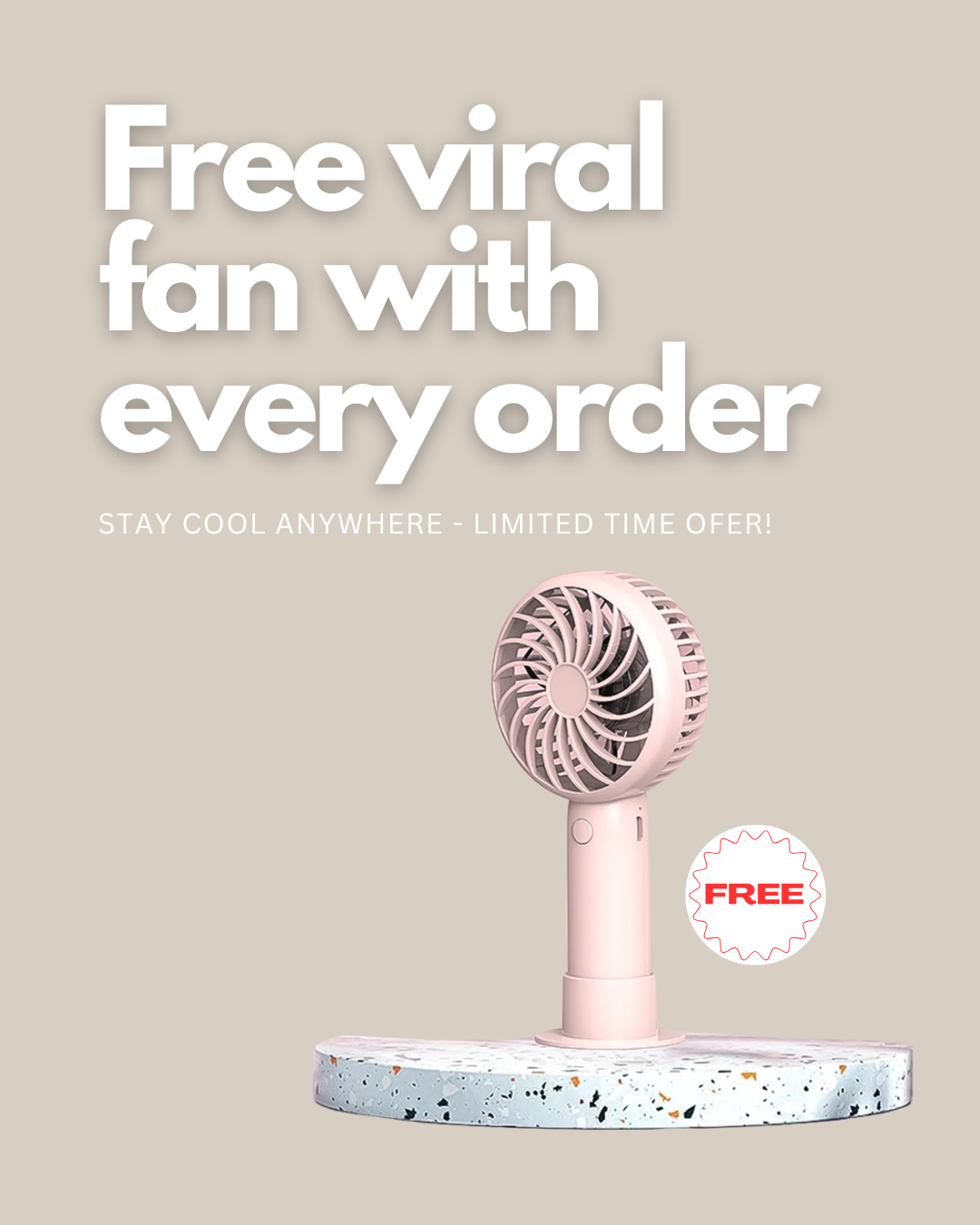 Venti Haus AC Mini™ - Keep Cool Anywhere Bundle (Free Viral Hand Held Fan at checkout)